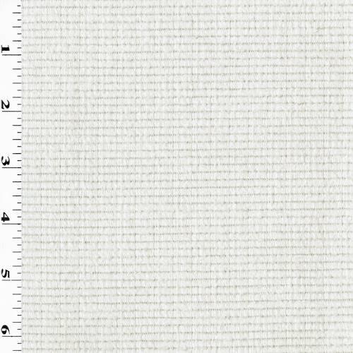 Matte White Textured Chenille Home Decorating Fabric DFW57824