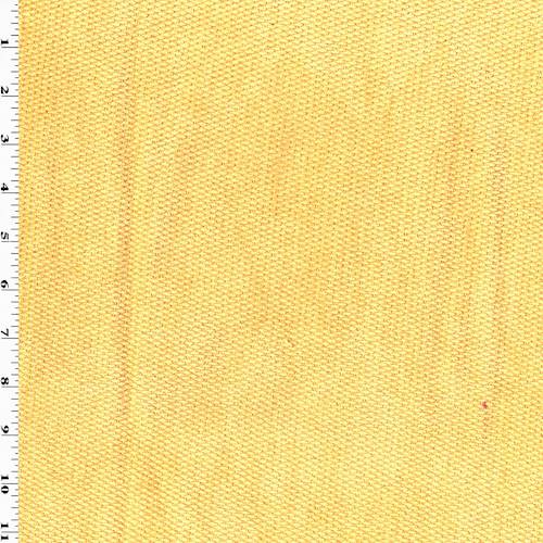 Butterscotch Yellow Micro Diamond Chenille Decorating Fabric DFW57882
