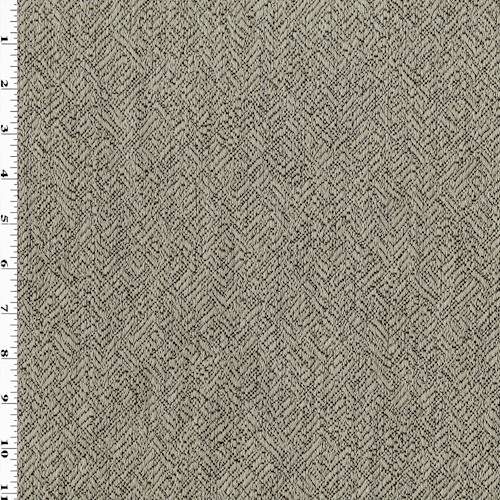Ceramic White/Brown Textured Jacquard Home Decorating Fabric DFW57892