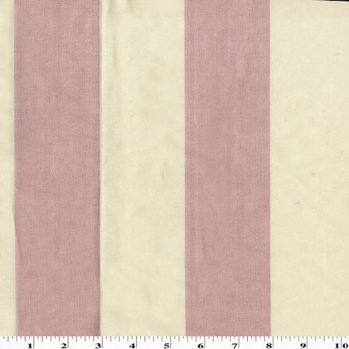 Pink/Ivory Stripe Woven Home Decorating Fabric DFW57895