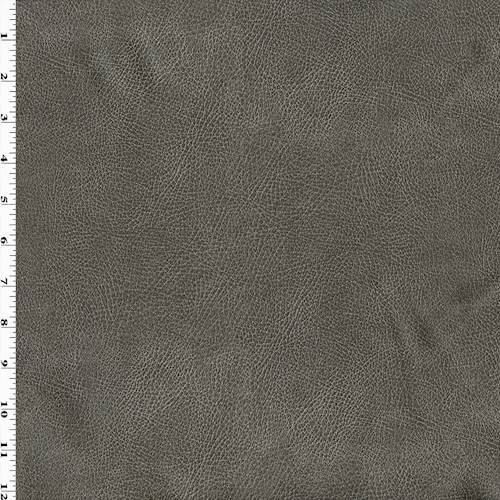 *2 5/8 YD PC--Elephant Gray Faux Leather Home Decorating Fabric DFWX0843-X