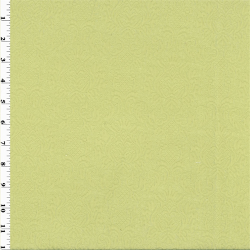 *1 YD PC--Designer Green Tea Colette Cloque Home Decorating Fabric