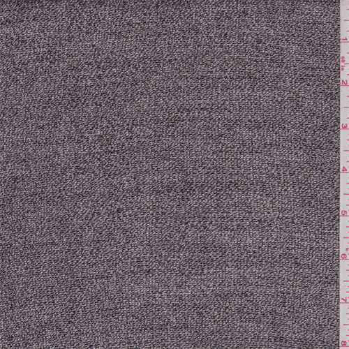 *2 1/4 YD PC--Pink/Black Heather Sweater Knit