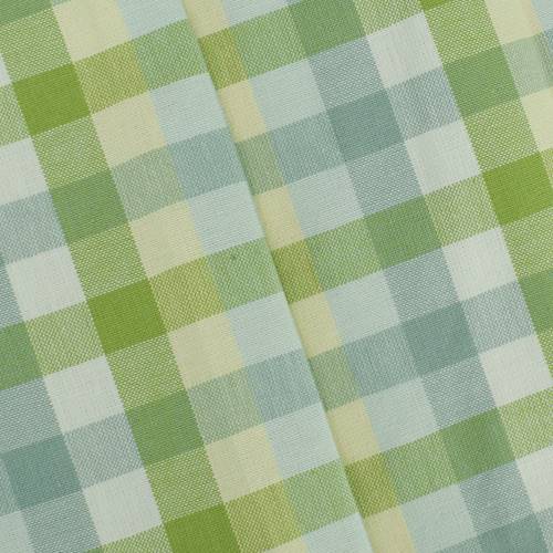 Pear/Teal/Multi Cotton Plaid Home Decorating Fabric DFW57933