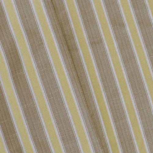 Brown/Gold Striped Satin/Shantung Home Decorating Fabric DFW57935