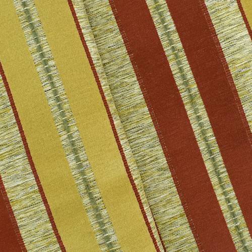 Antique Red/Multi Satin/Woven Stripe Home Decorating Fabric DFW57946