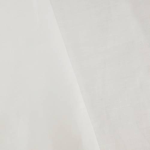 Cream White Linen Blend Slubbed Woven Drapery Fabric DFW57951