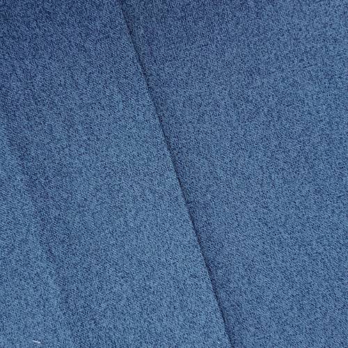 Indigo Blue Textured Canvas Home Decorating Fabric DFW57958