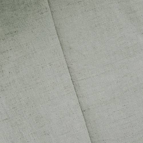 Cement Gray Linen Blend Slub Woven Fabric DFW57965