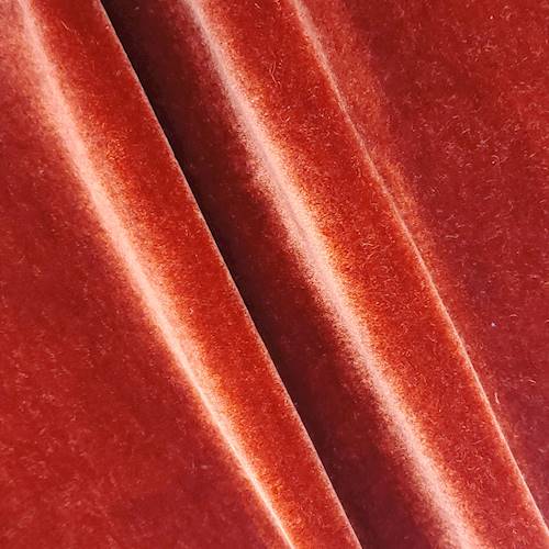 Spice Red Mohair Velveteen Home Decorating Fabric DFW57997