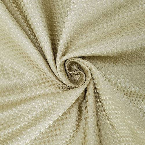 Gold Dust Beige Silk Blend Dobby Woven Decorating Fabric DFW58009