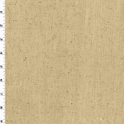 Hut Beige Semi-Opaque Linen Blend Dobby Woven Decor Fabric DFW58049