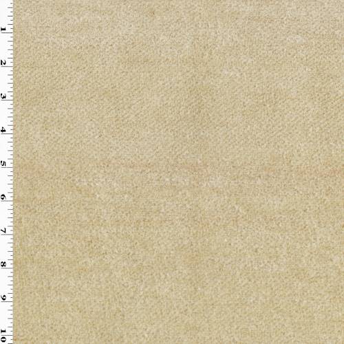 Cream Ivory Cotton Textured Chenille Home Decorating Fabric DFW58059
