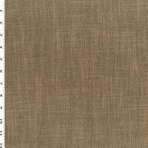 Natural Brown Cross Hatch Textured Woven Decorating Fabric DFW58060