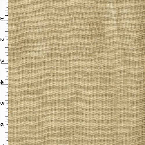 Oyster Beige Linen Slubbed Canvas Decorating Fabric DFW58071