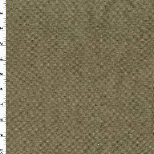 Taupe Brown Linen Slubbed Canvas Decorating Fabric DFW58073