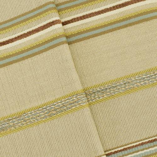 Natural Beige/Multi Textured Stripe Woven Decorating Fabric DFW58121