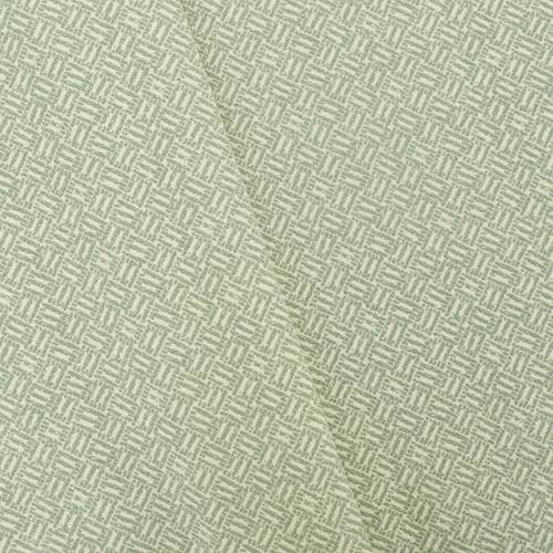 Dusty Green/Ivory Basket Texture Printed Dobby Decor Fabric DFW58145