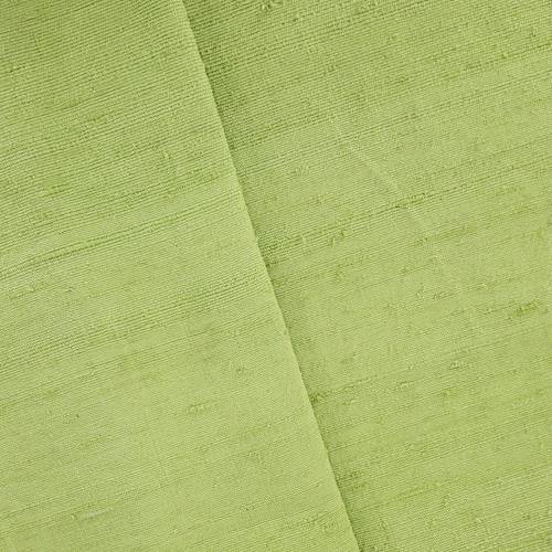 Avocado Green Raw Silk Slubbed Woven Decorating Fabric DFW58184