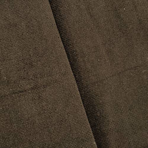 Dark Choco Brown Textured Chenille Home Decorating Fabric DFW58190
