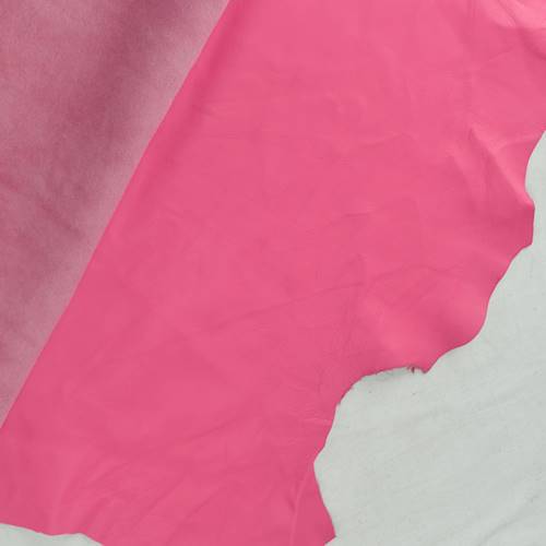 Neon Pink Textured Leather Hide HIDE472