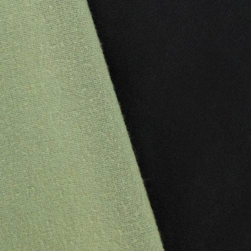 *4 1/4 YD PC--Black Embossed Faux Leather