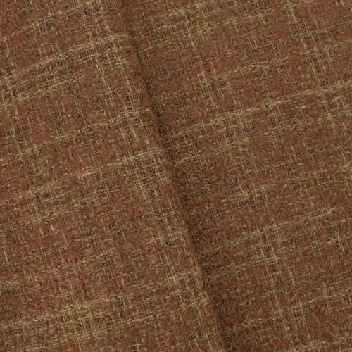Carmel Brown Wool Blend Loosely Woven Jacketing 83014