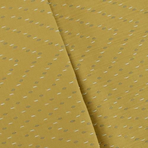 Dijon/Gray/White Indoor/Outdoor Chevron Stitch Decor Fabric DFW58270