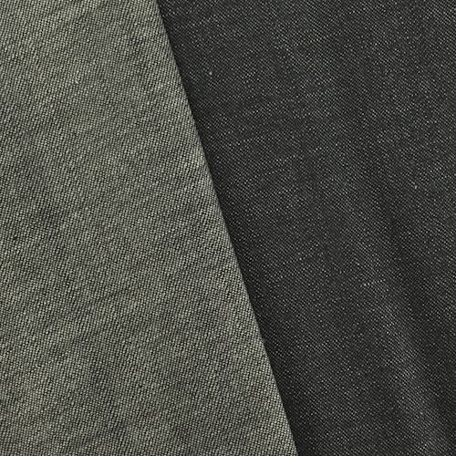 Volcanic Ash Black Cotton Denim 70918