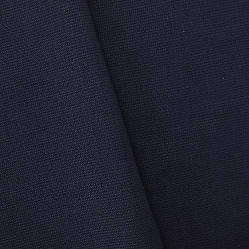 Midnight Navy Blue Cotton Loosely Woven Selvedge Dobby 70926