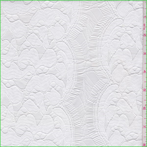 *1 1/8 YD PC----White Nylon Lace