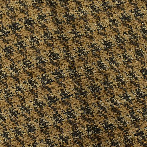 Brown/Black Abstract Textured Houndstooth Decorating Fabric
