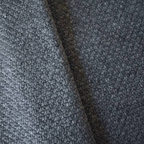 Gray Wool Blend Textured Dobby Jacketing 83289