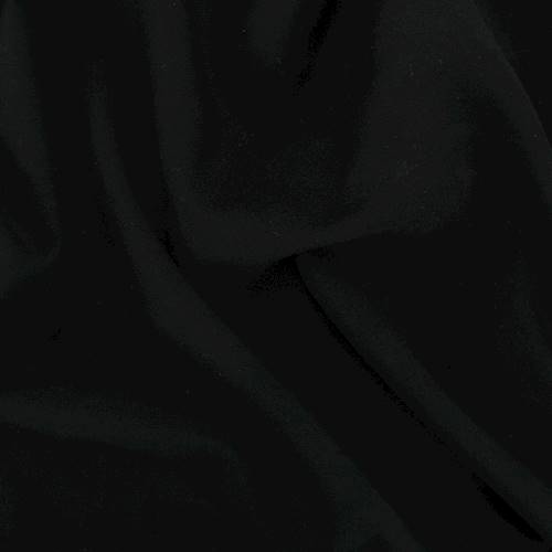 Black Wool Blend Twill Suiting 83415