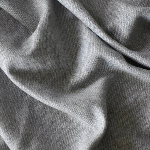 Fog Gray/White Wool Blend Textured Twill Jacketing 83297