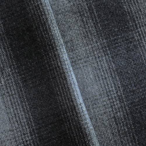 Gray/Black Wool Blend Plaid Woven Jacketing 83301