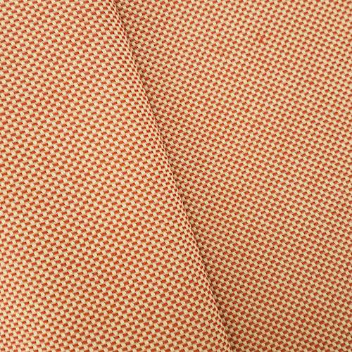 Rust Red/Beige Indoor/Outdoor Textured Dobby Decor Fabric DFW58332