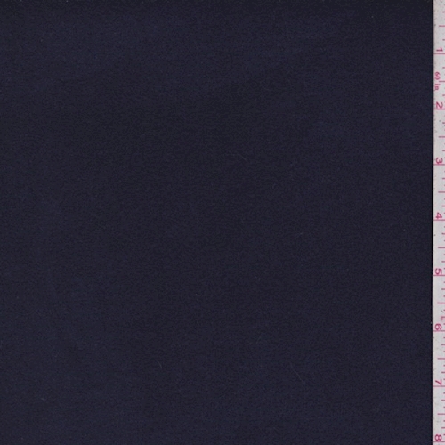Deep Navy Blue Brushed Woven Coating 83377