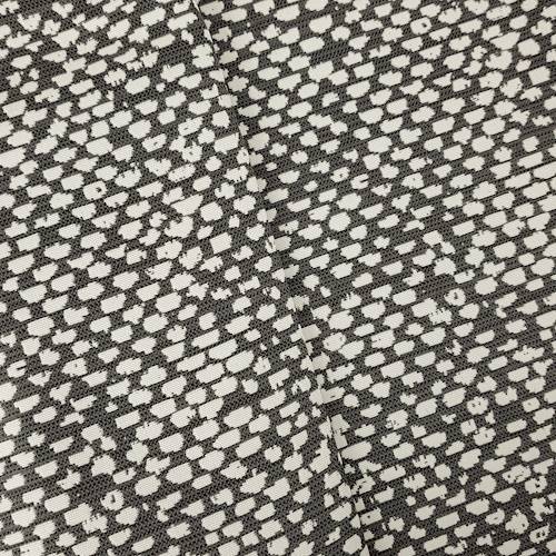 Deep Gray/Mist Spots Double Jacquard Decor Fabric DFW58408