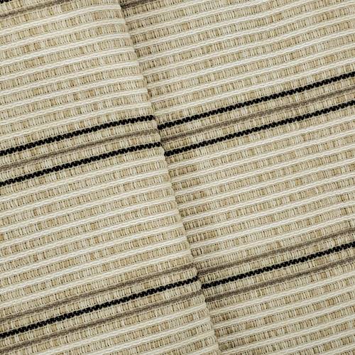 Natural/Beige/Multi Indoor/Outdoor Stripe Woven Decor Fabric DFW58410