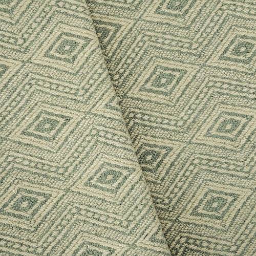 Deep Sage/Beige Indoor/Outdoor Diamond Jacquard Decor Fabric DFW58413