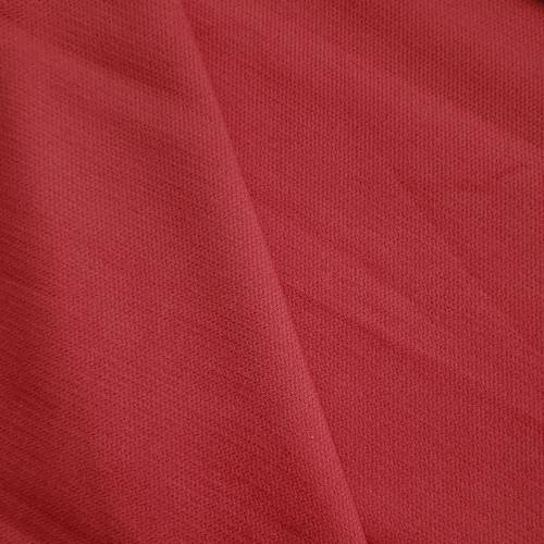 *2 YD PC -- Red Cotton Pique Home Decorating Fabric DFWS0101-S