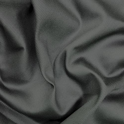 *5 YD PC -- Lux Gunmetal Gray Pique Home Decorating Fabric DFWS0164-S