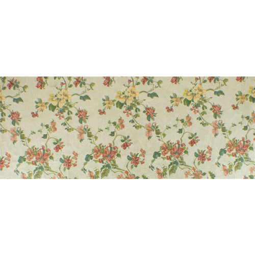 *6 YD PC--Parchment Ivory/Multi Floral Tapestry Decorating Fabric