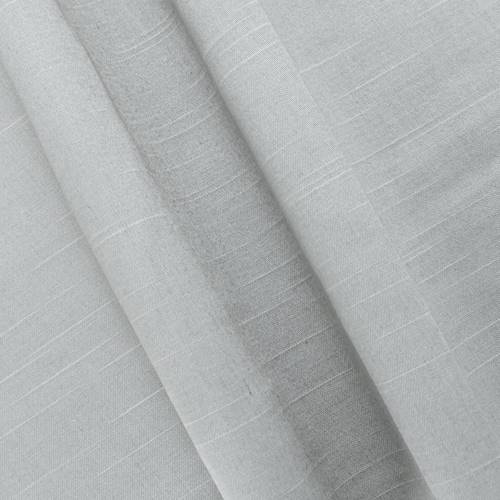 *5 5/8 YD PC -- Silver Lining Gray Satin-Like Slubbed Woven Home Decorating Fabric DFWX1532-X
