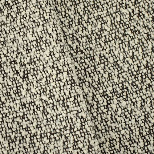 *8 7/8 YD PC--Ivory/Brown Wool Blend Textured Woven Home Decorating Fabric DFWX1649-X