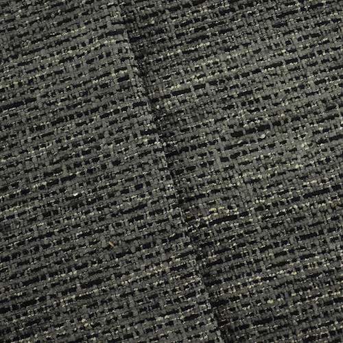 *7 1/4 YD PC--Mouse Gray/Black Chenille Textured Woven Home Decorating Fabric DFWX1669-X