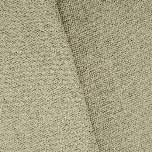 Natural Taupe Beige Linen Slubbed Woven Decorating Fabric DFW58532