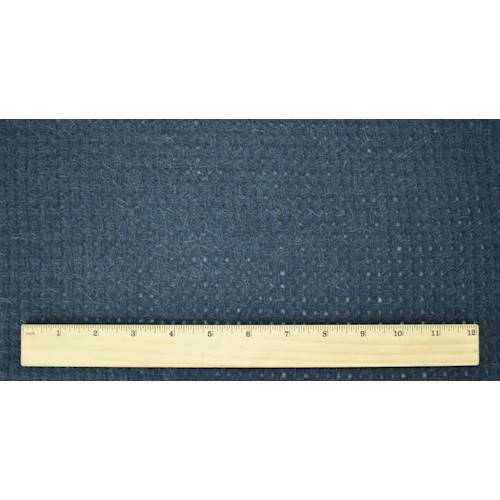 *7/8 YD PC--Navy Blue Loosely Woven Basket Wool Blend