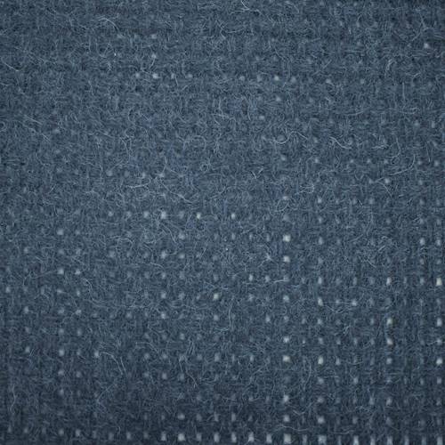 *2 1/2 YD PC--Navy Blue Loosely Woven Basket Wool Blend